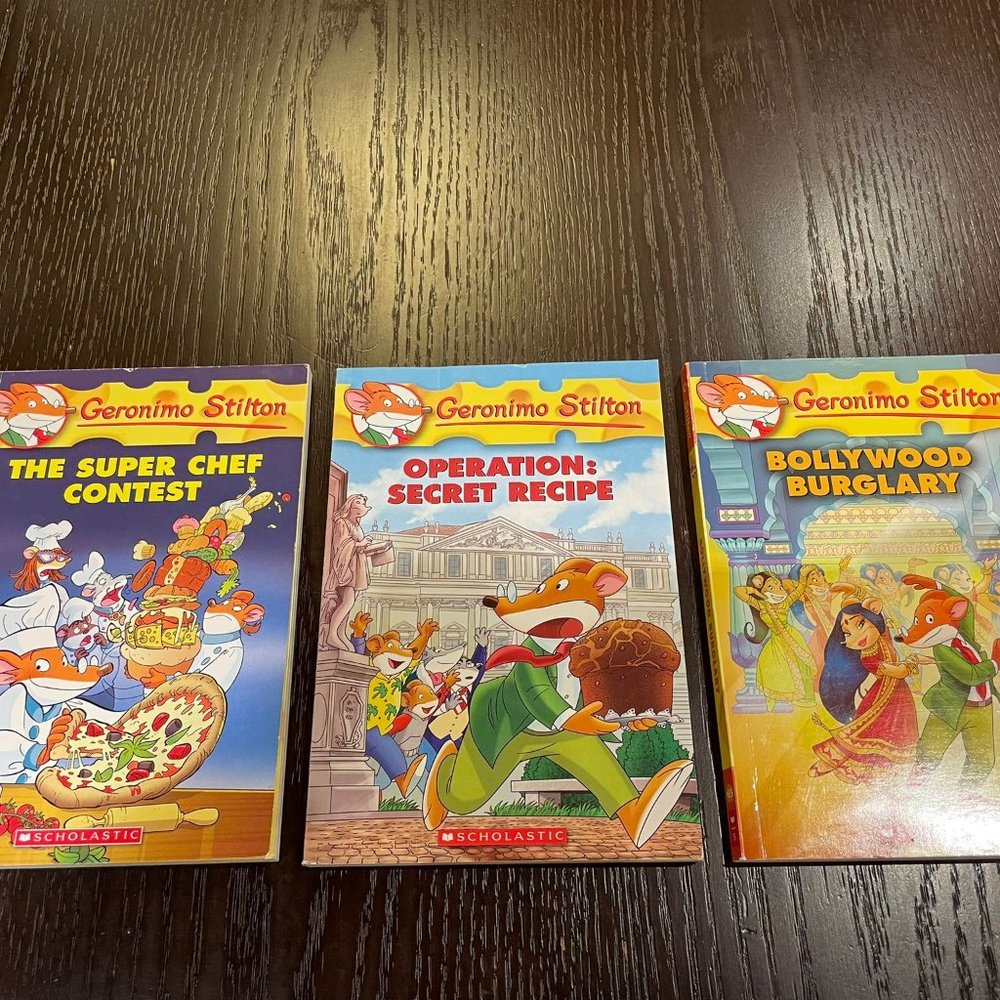 3x classic Geronimo Stilton Books